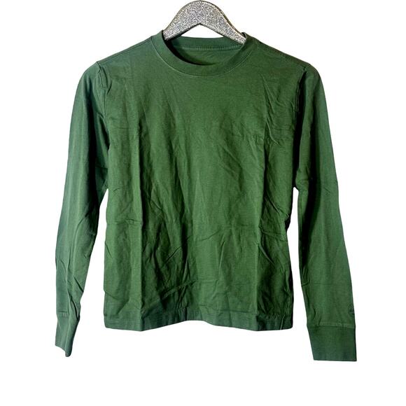 Allbirds Cotton Long Sleeve Tee Hazy Cargo Green NEW - Picture 1 of 7